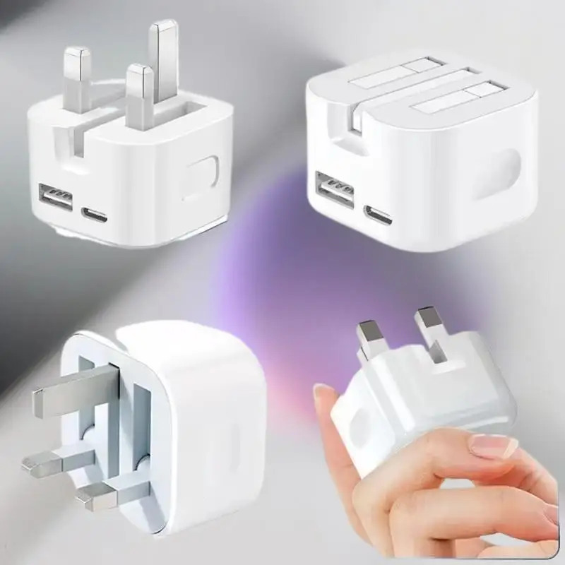 Portable GB Plug Type C Fast Charging Block High Speed Wall Charger For Smart Mobile Phones view 6
