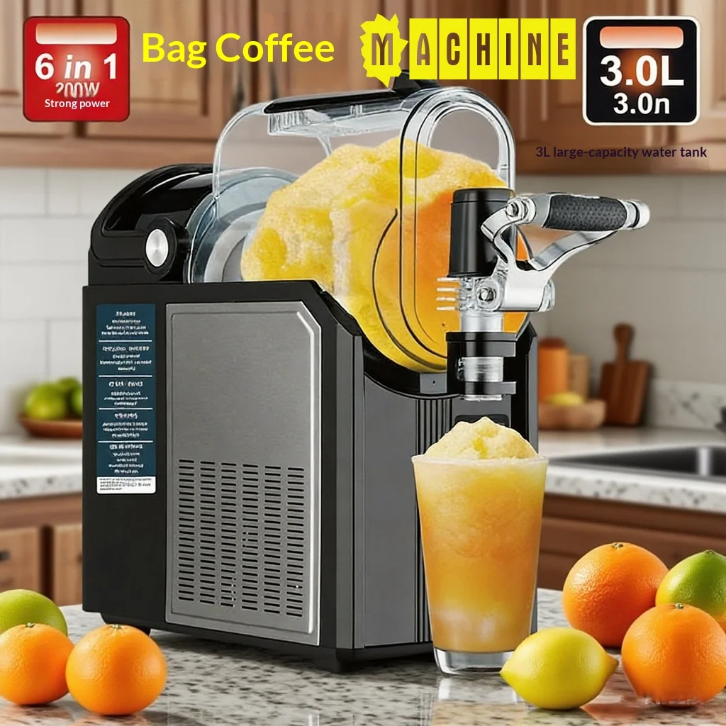 New Home Use Snow Slush Machine Electric Ice Crusher Frozen Drink Maker Slushie Fully Automatic Snow Melting Machine