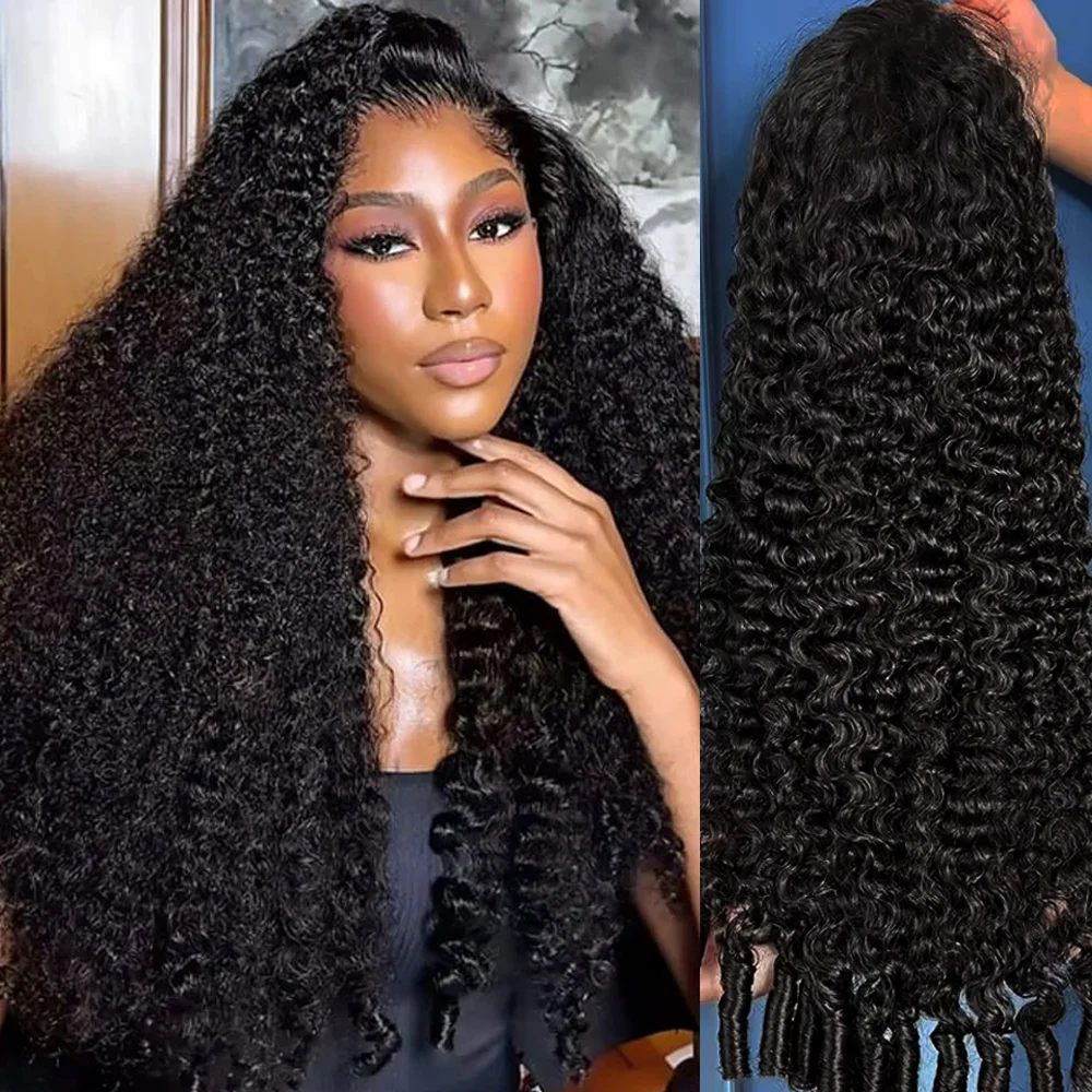 

Burmese Curly Hair Wig 13x6 HD Lace Frontal Wig Human Hair 46 Inch Burmese 13x4 Curly HD Lace Frontal Wig For Women 200 Density