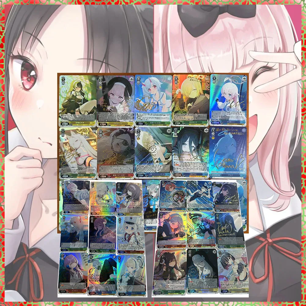 9PC/Set Anime Blue Archive DIY ACG Misono Mika Hayase Yuka Hoshino Play Toys Christmas Birthday Gift Collectible Cards
