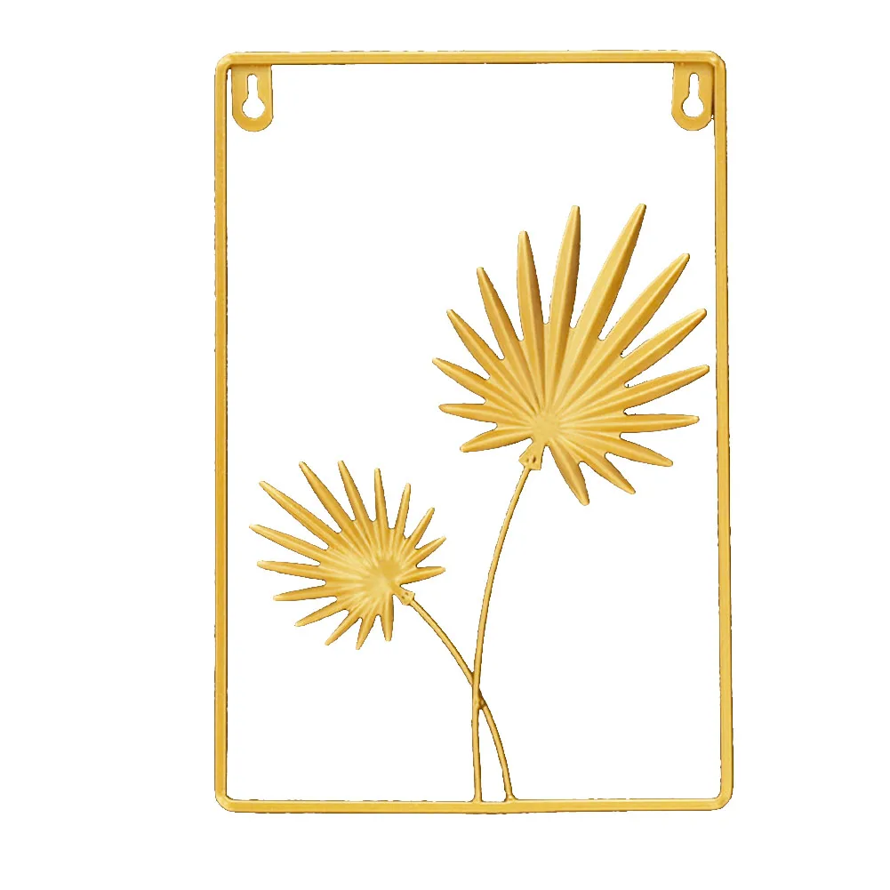 Artistic Home Decor Golden Leaf Wall Decoration Conversation Starter Hassle-free Installation Intricate Detailing