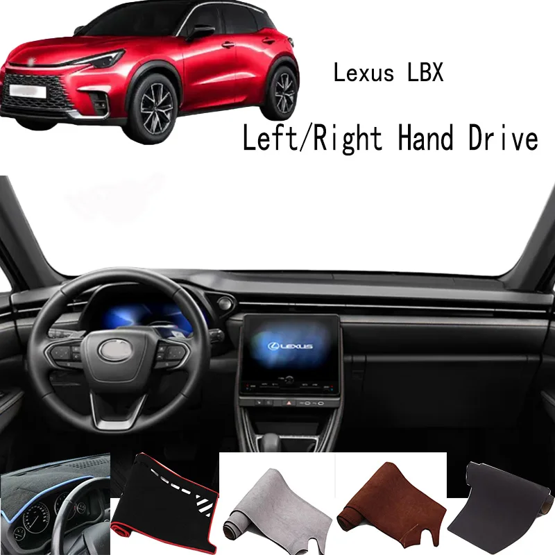 For Lexus LBX SUV 2024-2026 Dashmat Dash mat Dashboard Cover Instrument Panel Sunscreen Pad Ornaments