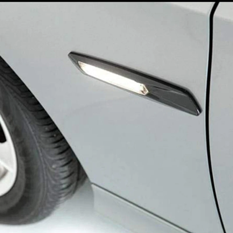 مصباح إشارة الانعطاف لبي ام دبليو ، علامة جانبية ، ليد ، أبيض ، سلسلة 1 ، 3 ، 5 ، E81 ، E82 ، E87 ، E88 ، E90 ، E91 ، E92 ، E93 ، E60 ، E61 ، أسود, 2 مكعب