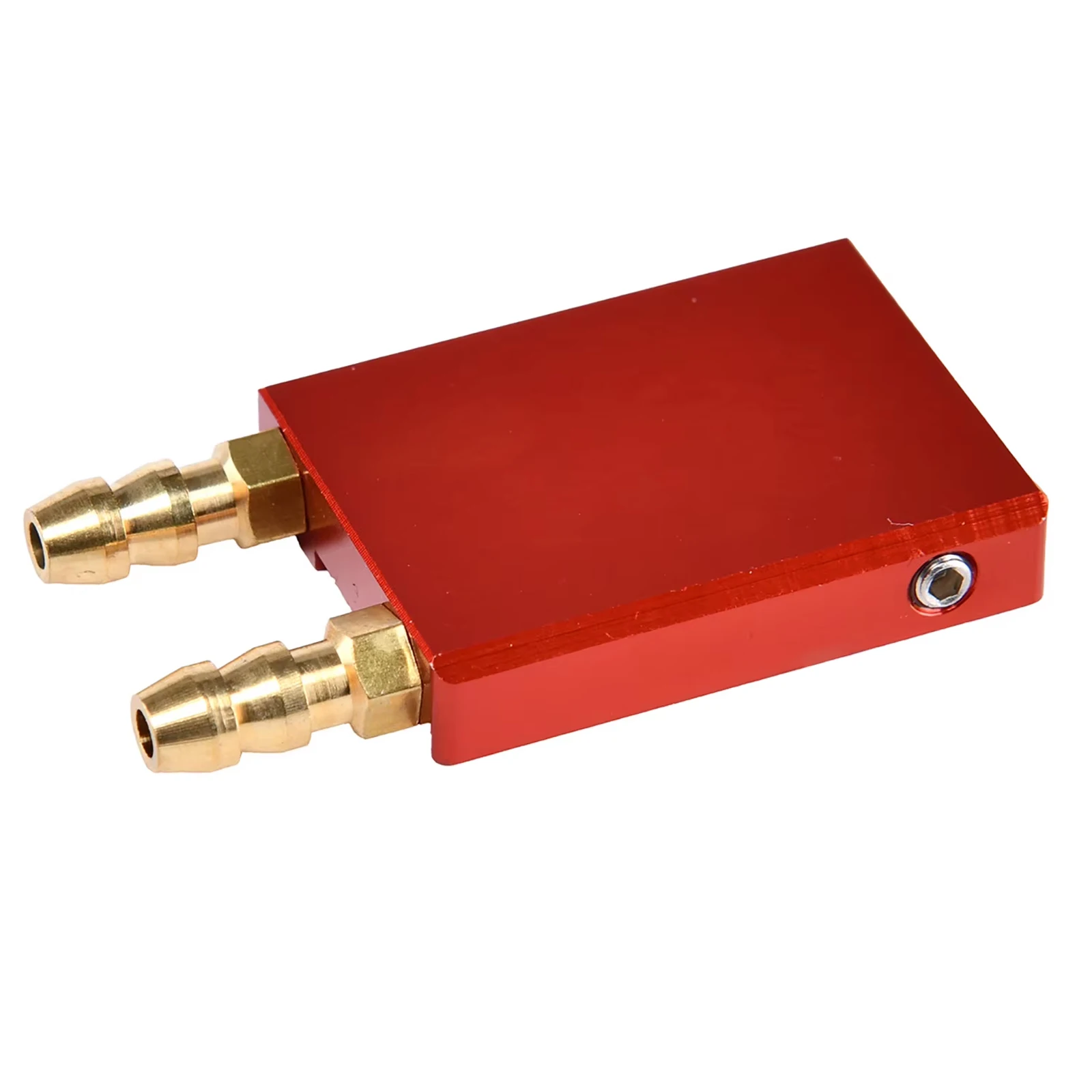 

ESC Water Cooling Plate, Aluminum Alloy Heatsink Cooling Block with 5mm Nozzle for RC Car Boat Marine ESC