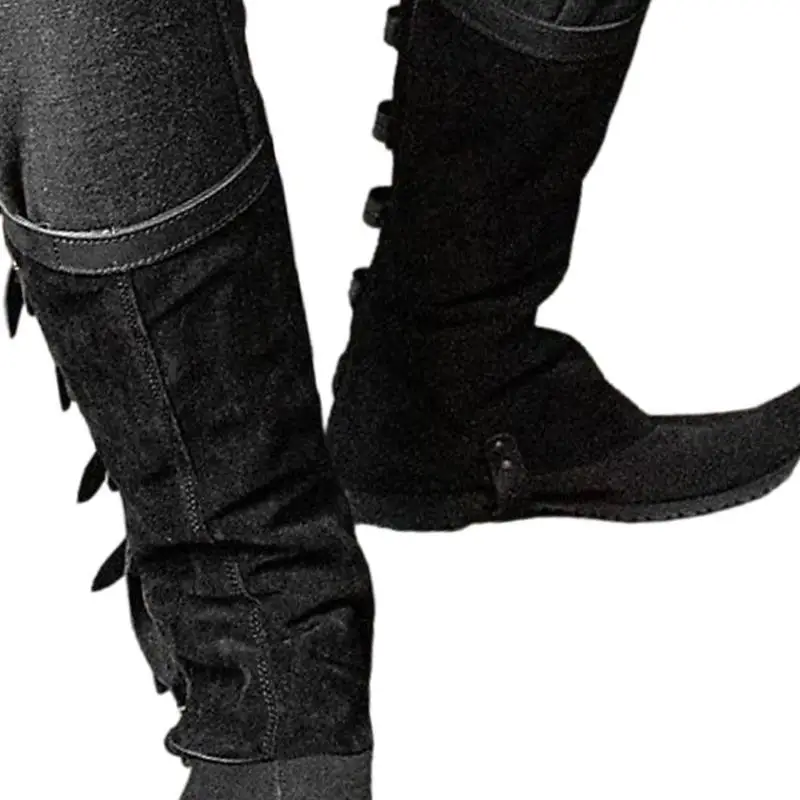 652F Piraten-Stiefelüberzüge, mittelalterliche Renaissance-Cosplay-Kostüme, Sterevunk-Stiefelüberzüge