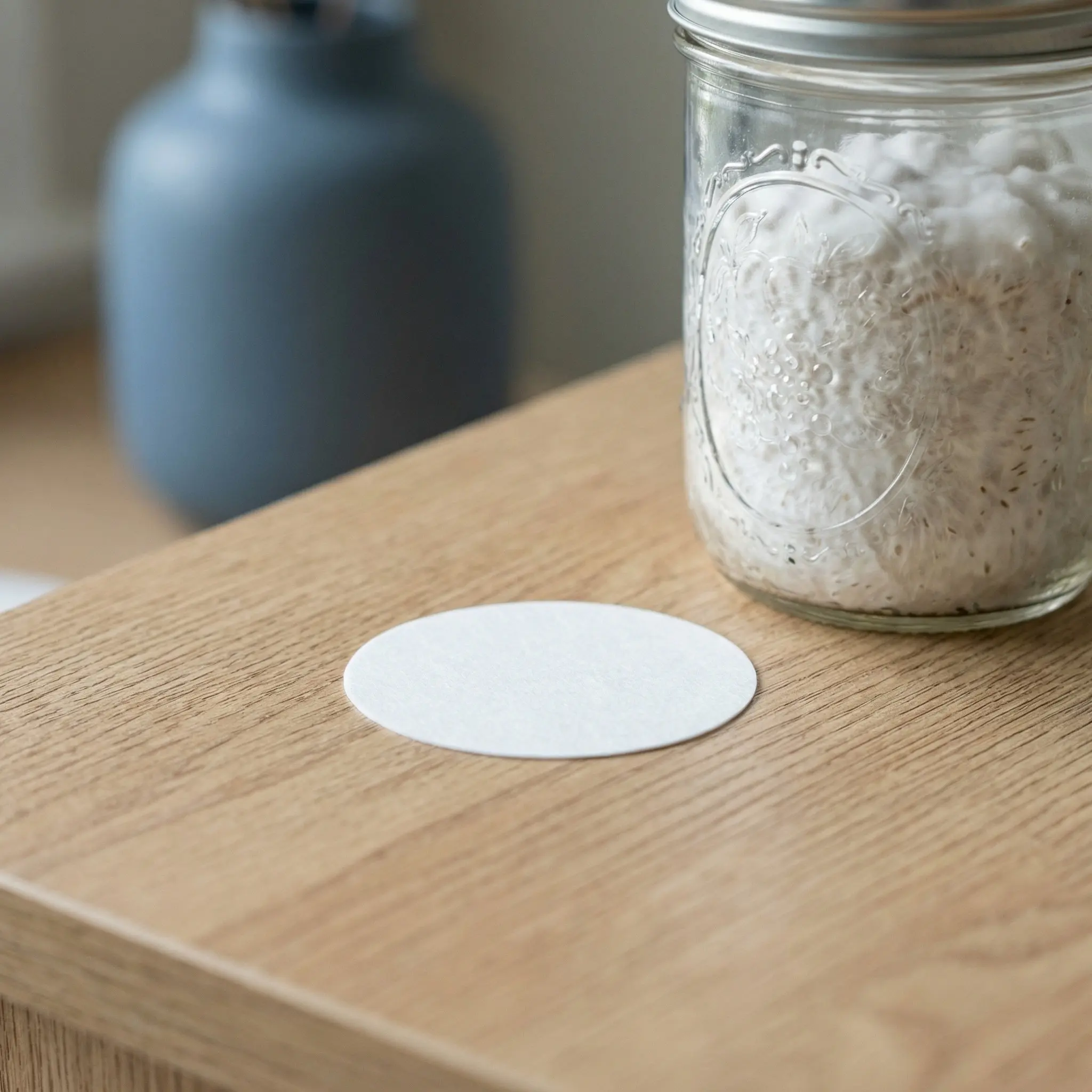 24Pcs Mushroom Filter Pads 3Mm Adhesive Ventilation Discs Gas Exchange Patch for Monotub Mason Jar Mycology Cultivation Supplies