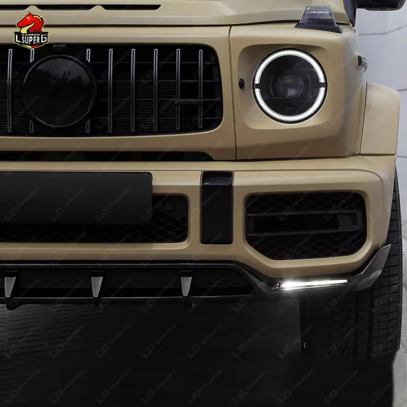 Hot Selling!T Style Carbon Fiber Front Lip For Mercedes Benz G-class W464