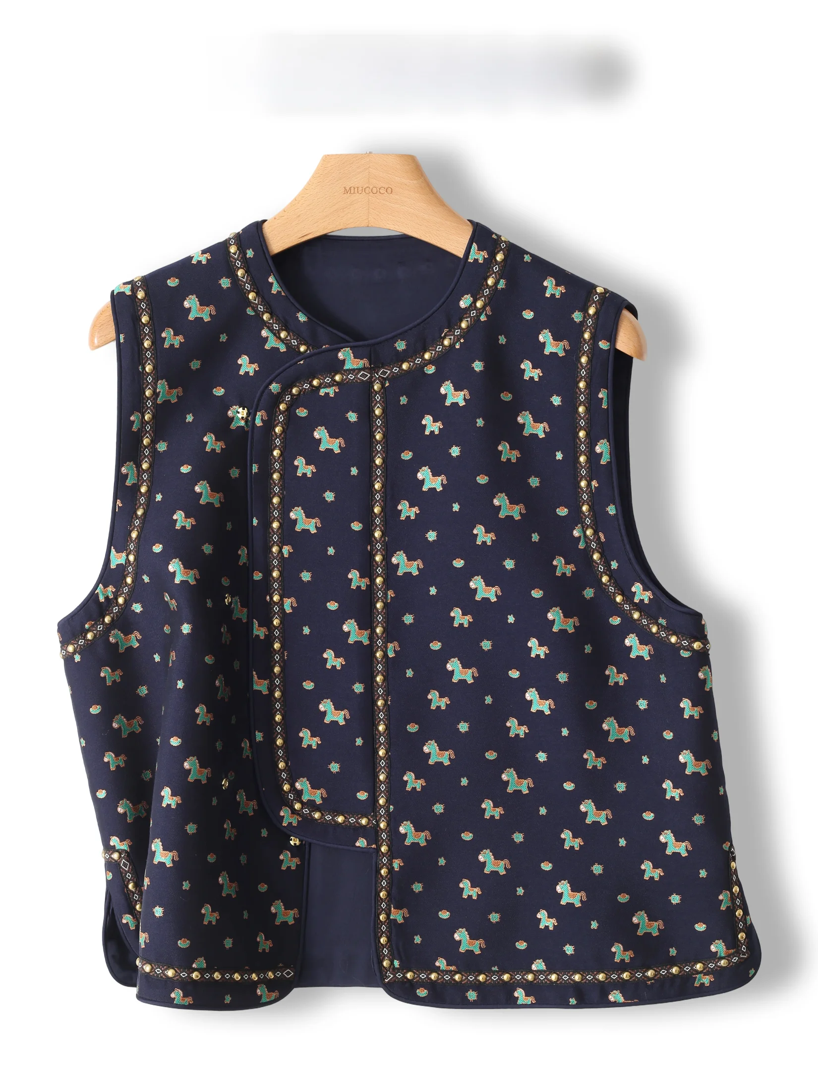 

Элегантный короткий жилет с цветочным кружевным узором, незаменимая вещь для женского гардероба, повседневная верхняя одежда с круглым вырезом и застежкой на пуговицах