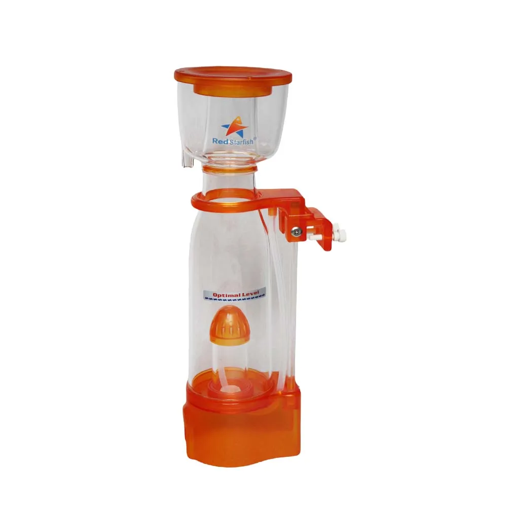 Red Starfish SQ-70/90 Plus Mini Aquarium Protein Skimmer Filter with DC Pump for 50-90L-140L Nano Fish Tank