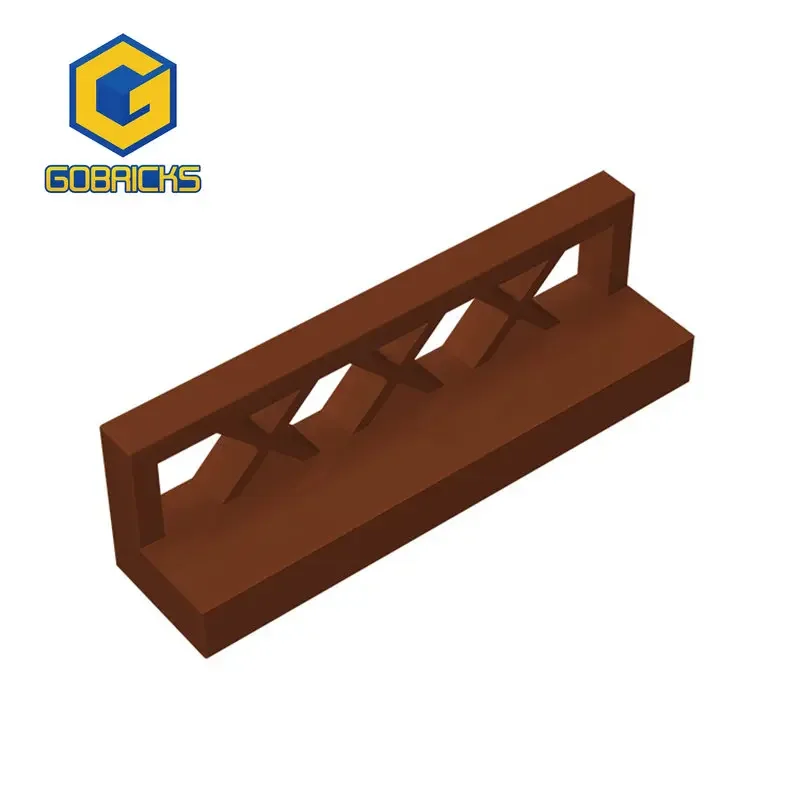 Gobricks 1PC 3633 MOC Recinzione in mattoni 1x4x1 compatibile con pezzi di giocattoli per bambini Assembla blocchi di costruzione Tecnici GDS-881