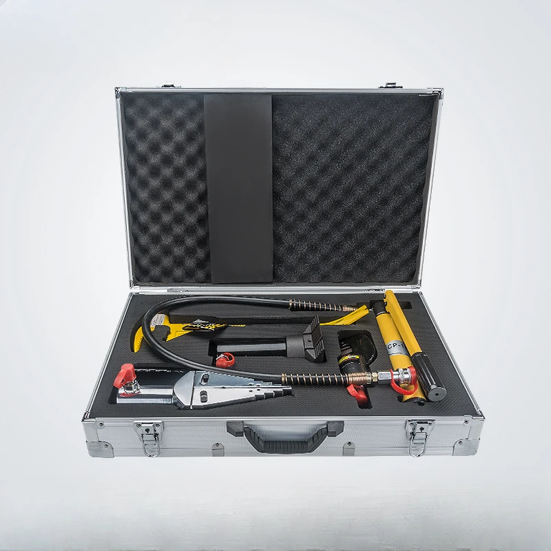 Portable security door demolition tool set manual demolition tool set of five pieces hydraulic fire rescue tool set