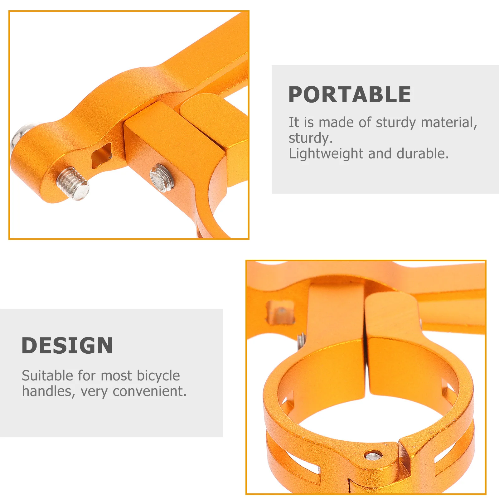 

Cycling Water Bottle Clamp Holder Adapter Premium Material Lightweight Durable Adjustable Mounting Angle Location Suitable Most