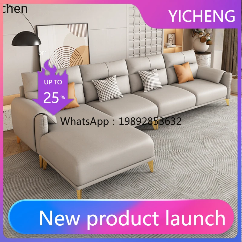 

LYY sofa living room modern light luxury small apartment modern simple fabric sofa princess latex home decor