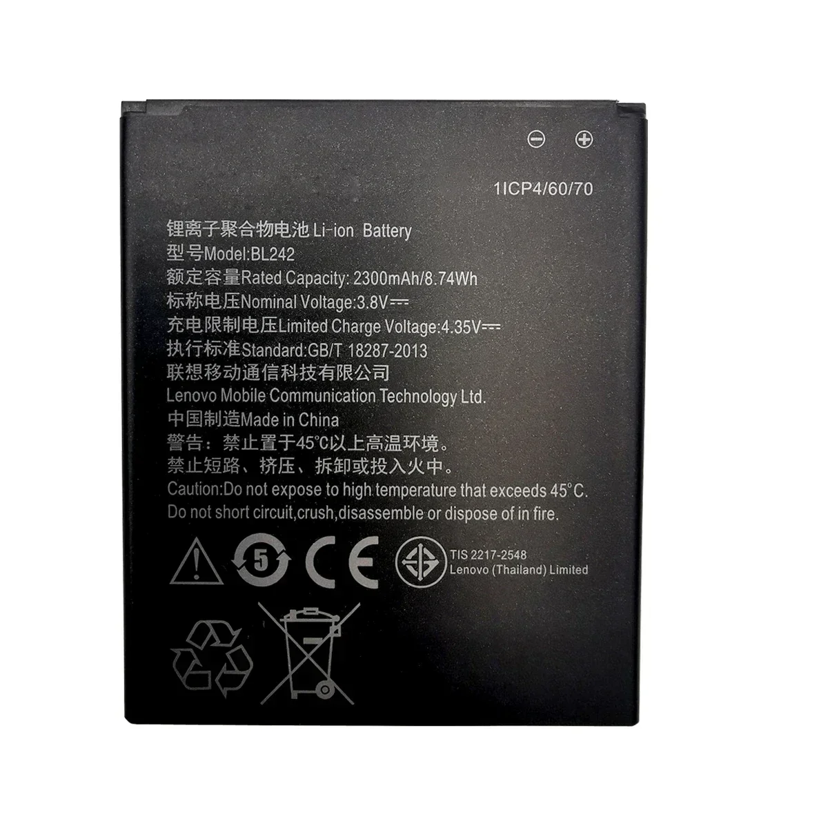 100% Original BL242 Battery For lenovo K3 K30-W K30-T A6000 A3860 A3580 A3900 A6010 A6010 Plus Batterie Bateria Accumulator