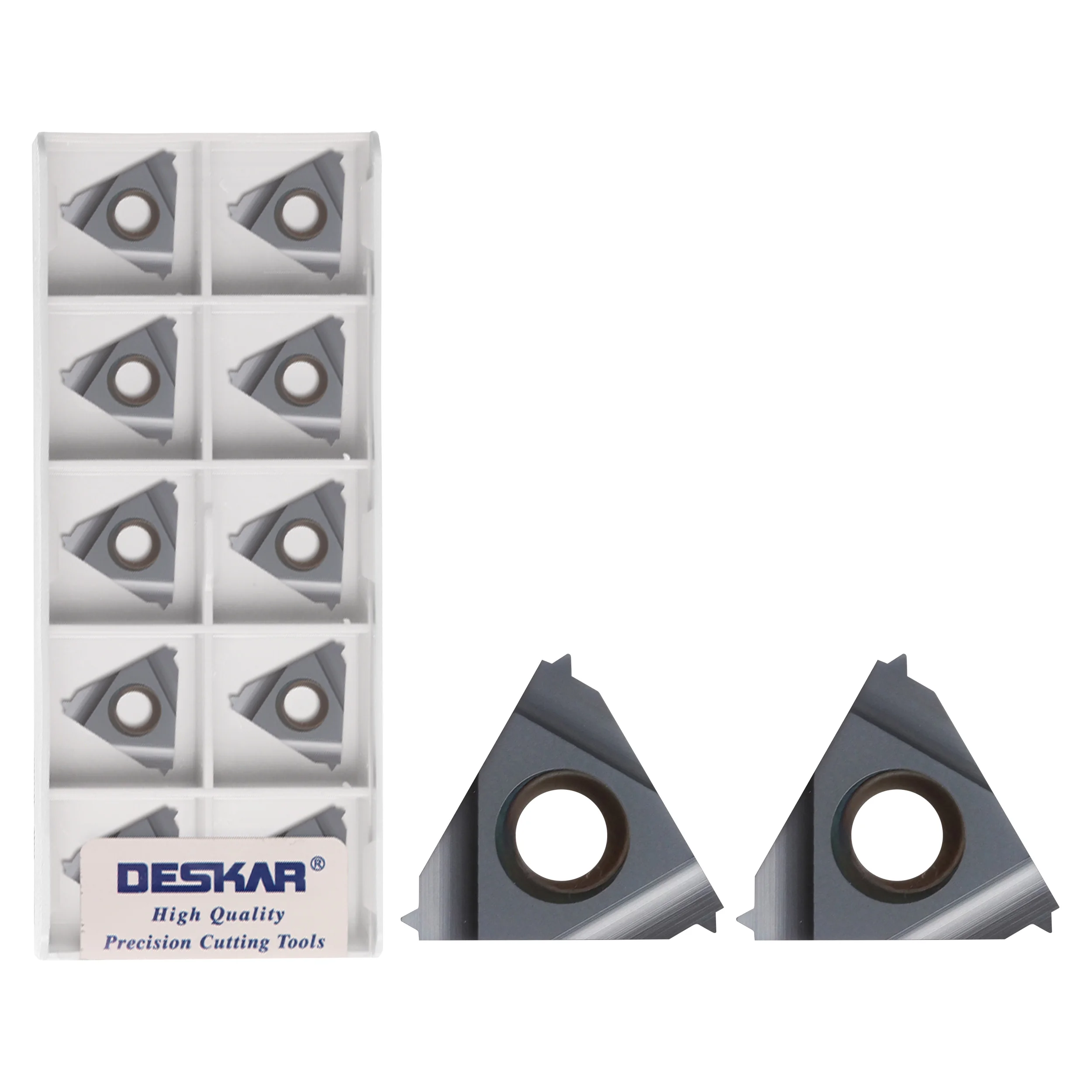 16ER 0.5 ISO LDA 0.75/1.0/1.25/1.5/1.75/2.0/3.0/3.5 مخرطة CNC تحول الموضوع كربيد إدراج بالقطع الصلب والفولاذ المقاوم للصدأ