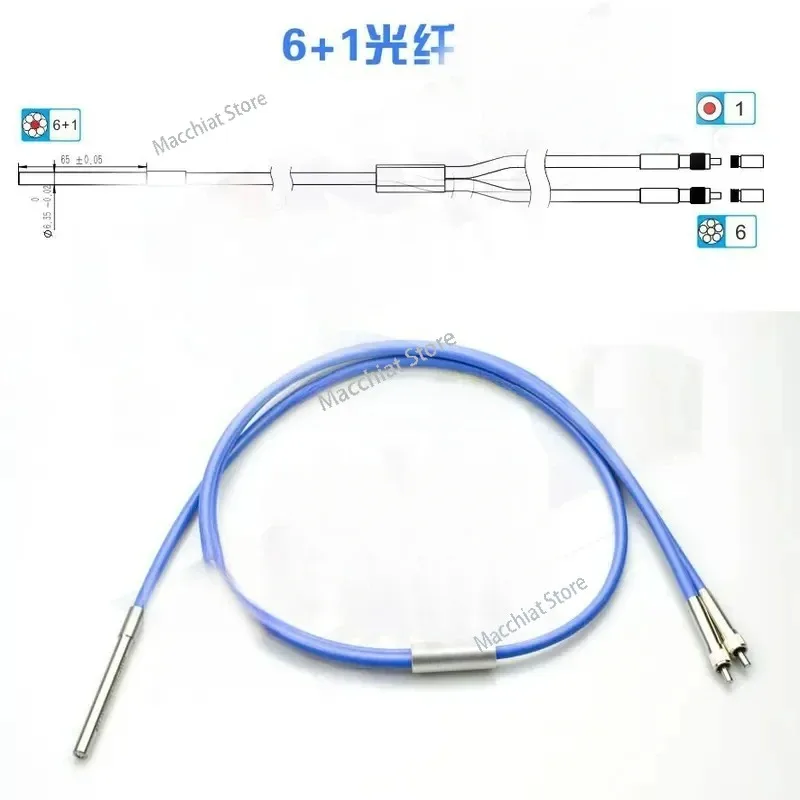 Y-Type Raman System 6 1 Reflection 6.35 Probe Optical Fiber