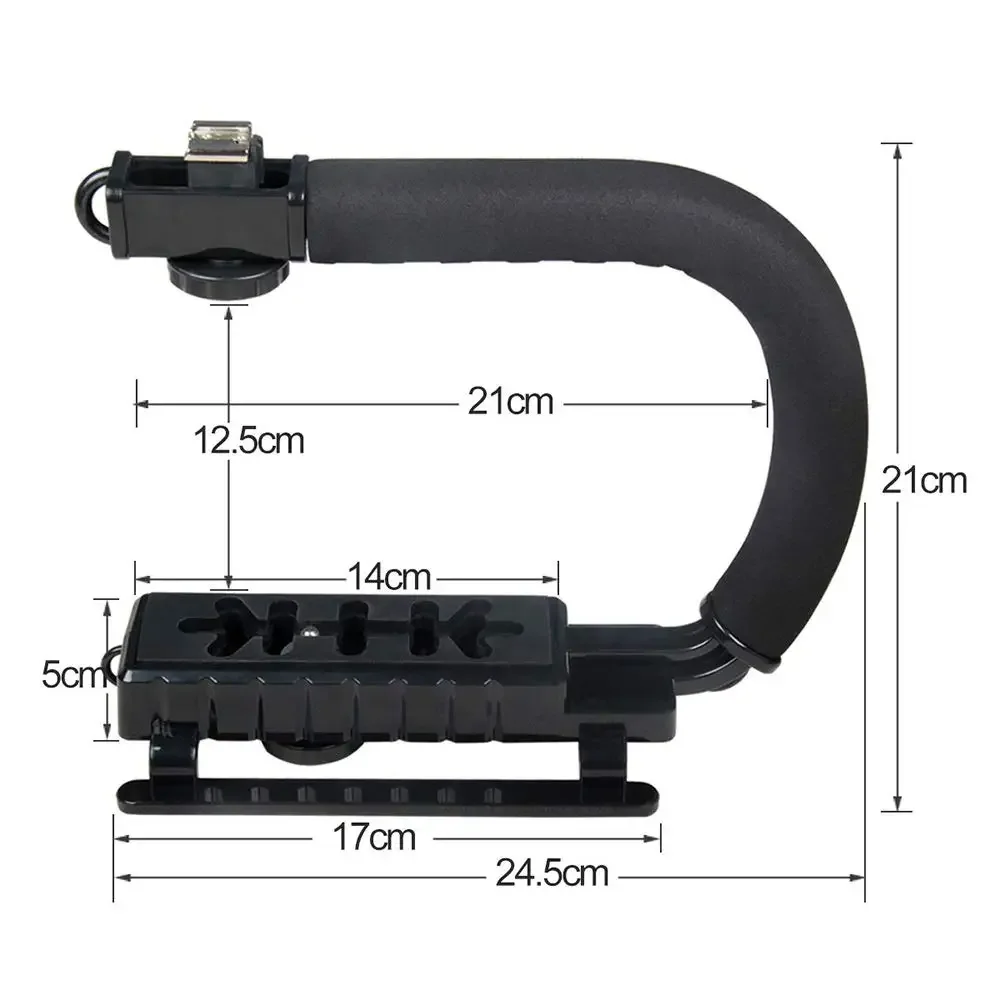 U Rig Handheld phone Stabilizing Photography Video Rig Film Making Vlogging Recording Bracket Stabilizer for iPhone Canon Nikon