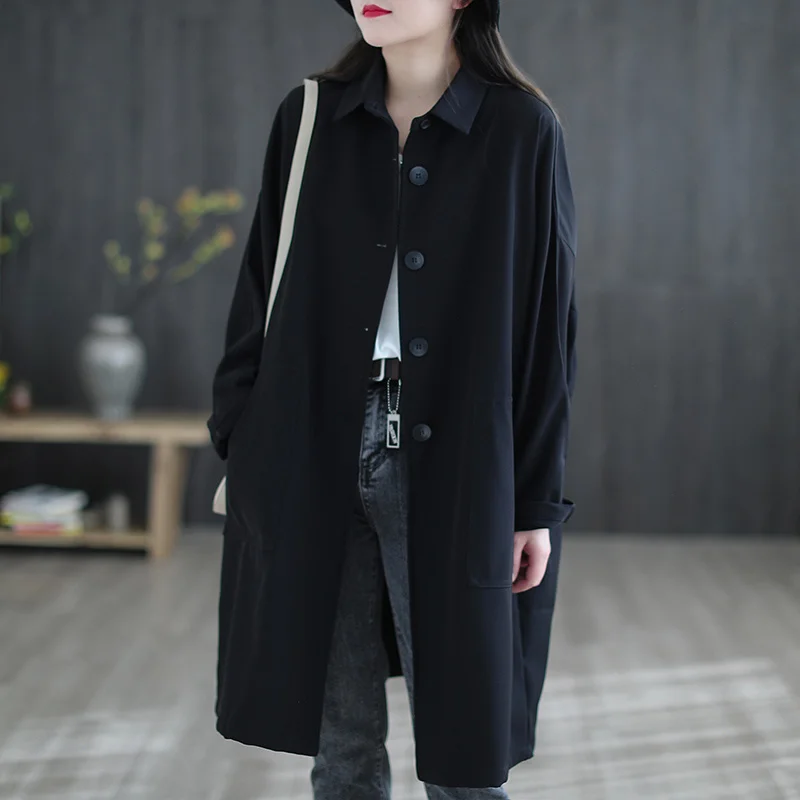

Cropped Trench Coat Clothes Woman Raincoat Women'S Coats On Sale Youthful Sales Autumn Belt Coat Female Buttoned To The Top