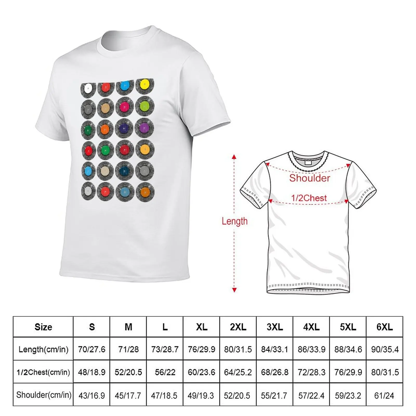 United Colors Of Vinyl T-shirt man t-shirts voor mannen man t-shirt zwaar katoenen T-shirt
