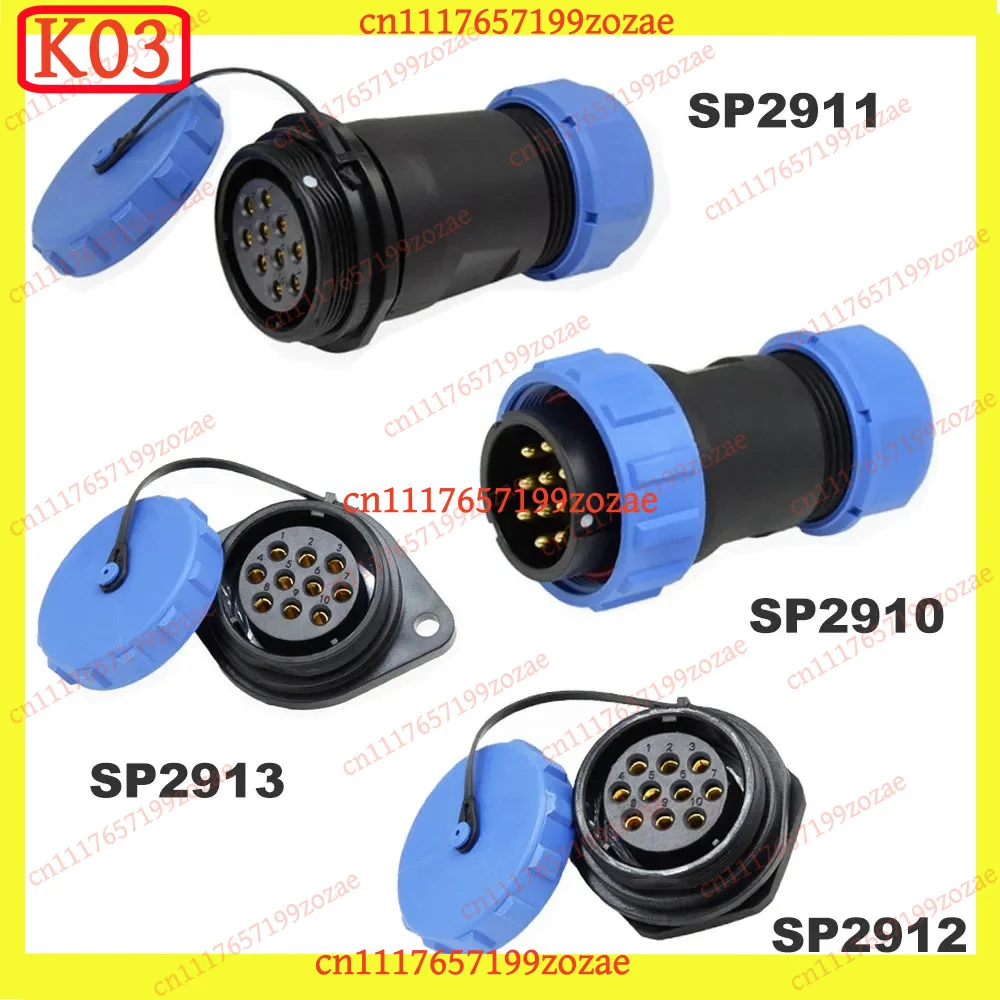 KJ02 SP29 Series Waterproof Aviation Connector 2‑26Pin Solder Wire Signal Electrical Adapter Replacement Accessories For WEIPU