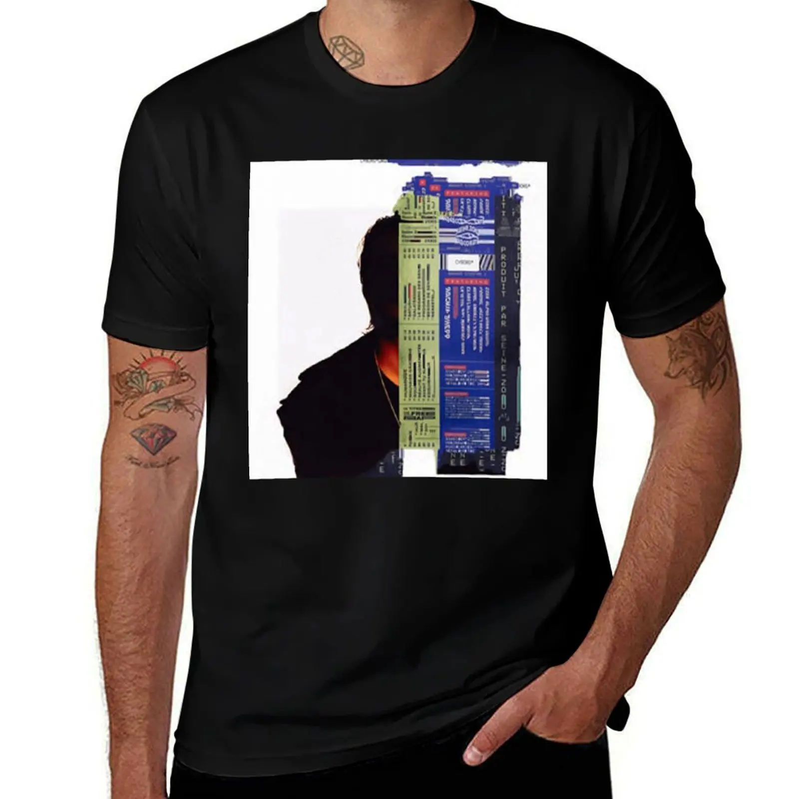 Nekfeu cyborg T-Shirt Work Utility Short Sleeve Shirt