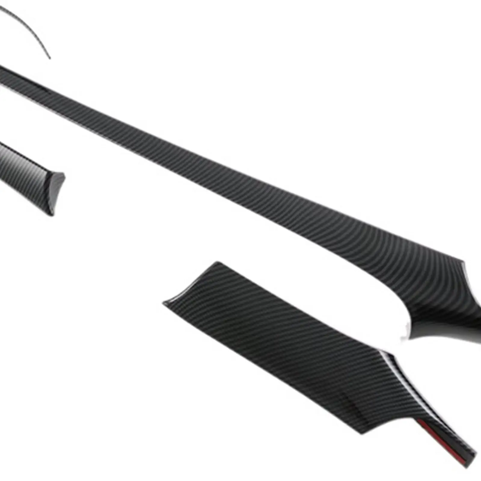 Durable Center Console Interior Decor Cover for Byd 22 Car Right Hand Drive Carbon Fiber Finish
