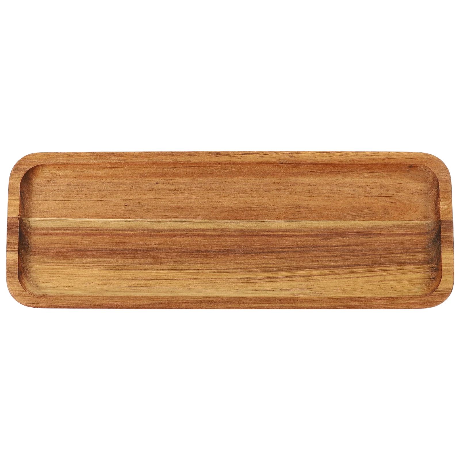

Solid Wood Tray 28x10.5x1.5cm Rectangular Teak Perfect for Snacks Fruits Desserts Home Decor Wooden Food Serving Trays