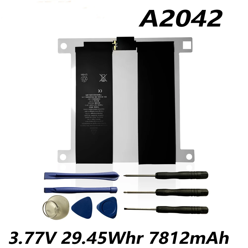 A2042 3.77V 29.45Whr 7812mAh Tablet Battery For Apple iPad Pro 11 1st 2018 A2013 A1934 A1980 A1979 7812mAh Battery