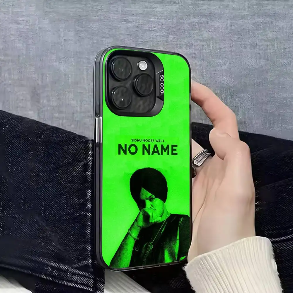 حافظة هاتف S-Sidhu Moose Wala بدون اسم FBX 1 لهاتف iPhone 17,16,15,14,13,12,11,Pro,Max,Plus,E,Air,Mini Black IMD #5