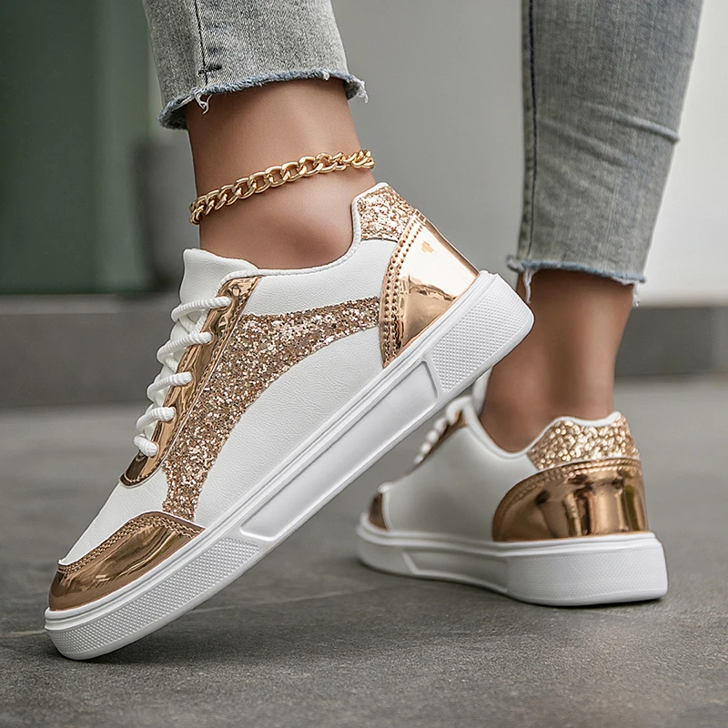 YRZL Women's Casual Sports Shoes Causal Platform Sneakers Vulcanized Flats Lightweight Comfortable Comfortable Women's Sneakers