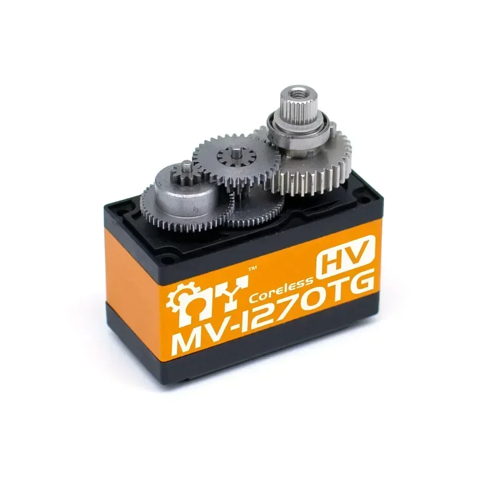 Grande coppia MV-1270TG 35kg 0.11sec 7.4V Titanio Metallo Ingranaggi Coreless Motore Servo digitale standard per elicottero Rc Car Robot