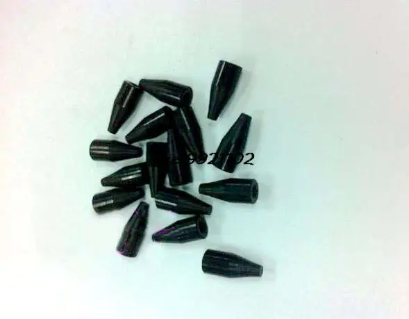 100Pcs 6x20mm Flat Ended PCB Test Fixture Parts Plate POM Pressure Bar Black