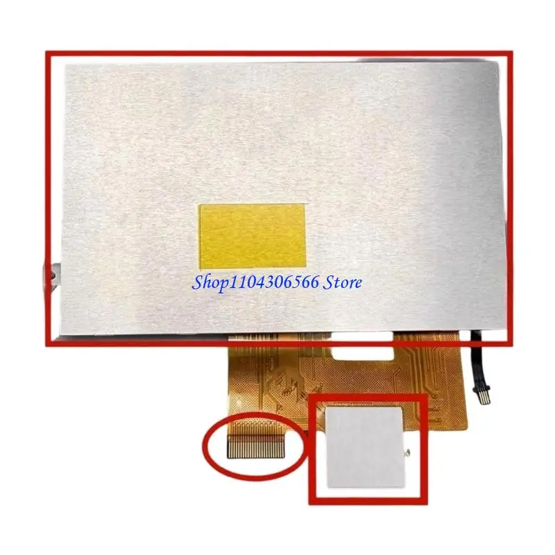 02DD Wide Viewing Display Screen for 3000 Game Console Low Power Consumption Replacement Screen Gaming Accessories