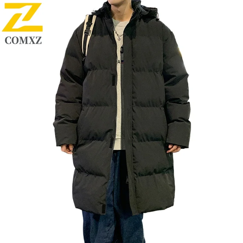 

MenParker Coat Windproof Thermal Ski Jacket Long Down Jacket Winter Outdoor Travel Snow Sports Cold Proof Cotton-Padded Jacket