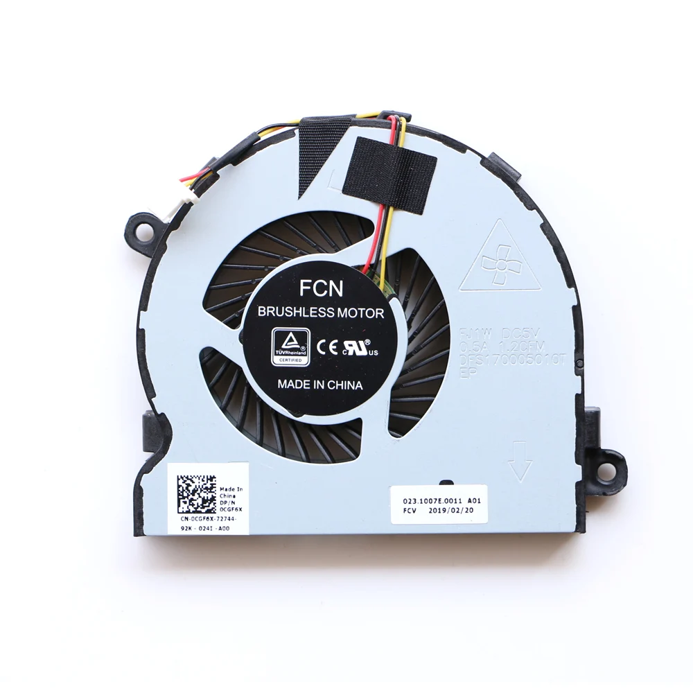 New CPU Cooler Fan For DELL Inspiron 15 3000 3467 3468 3465 3567 3562 3568 5542 5543 5547 5447 5557 5443 5441 5442 5548 5448