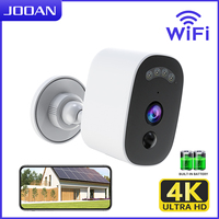 JOOAN 4K HD IP Camera Outdoor WiFi Surveillance Camera Human Detect CCTV Security Camera Color Night Audio Video Battery Camera