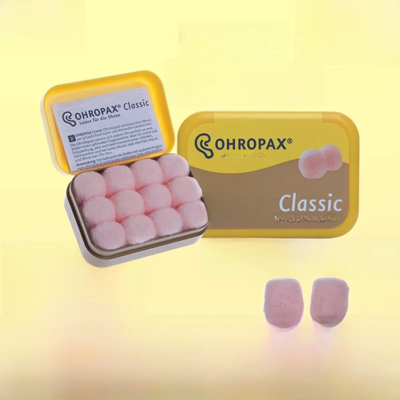 OHROPAX Wax Earplugs Noise Reduction Sleeping Aids Super Soundproofing Devices for Noise Pollution Control Home Use