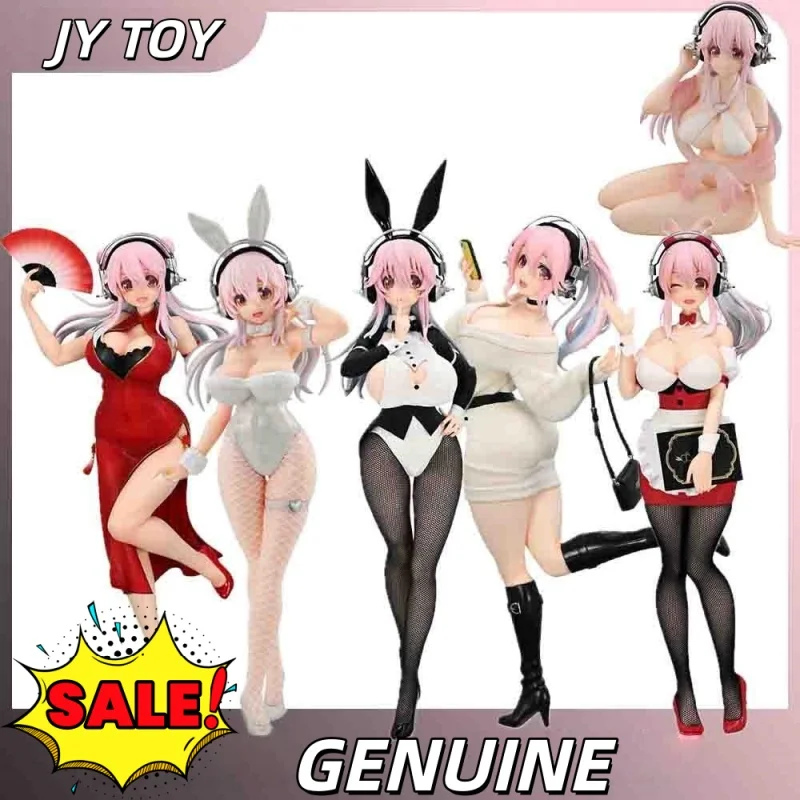 

In Stock Furyu Super Sonico Silk Bunny Qipao Tuxedo Prize Action Figure Collection Decoration Ornaments Model Toy Gifts