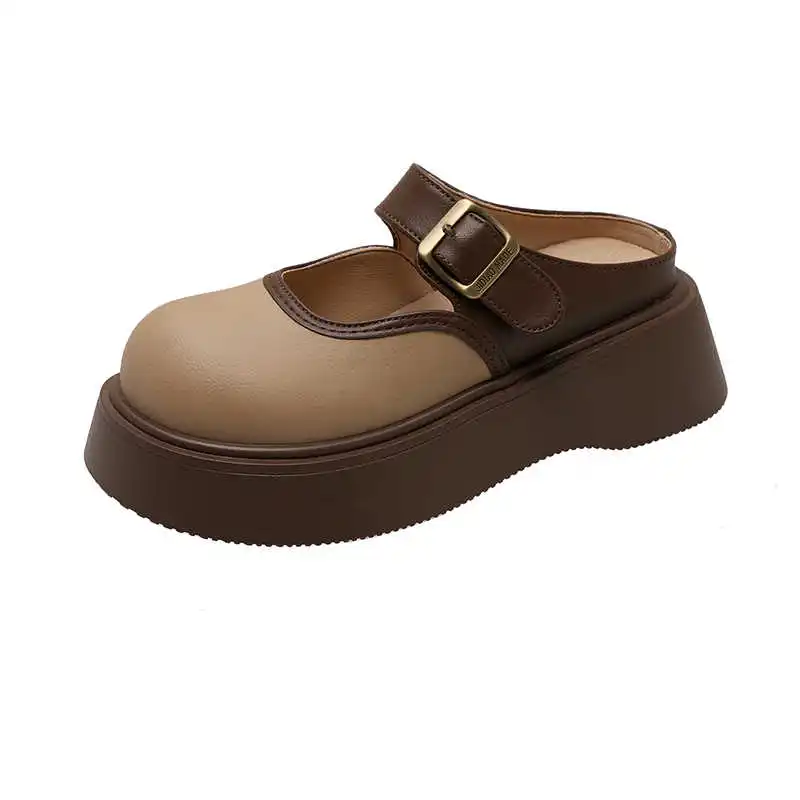 

Элегантные женские летние сандалии-слингбэки с круглым носком от дизайнерского дома, спортивные VIP-модели