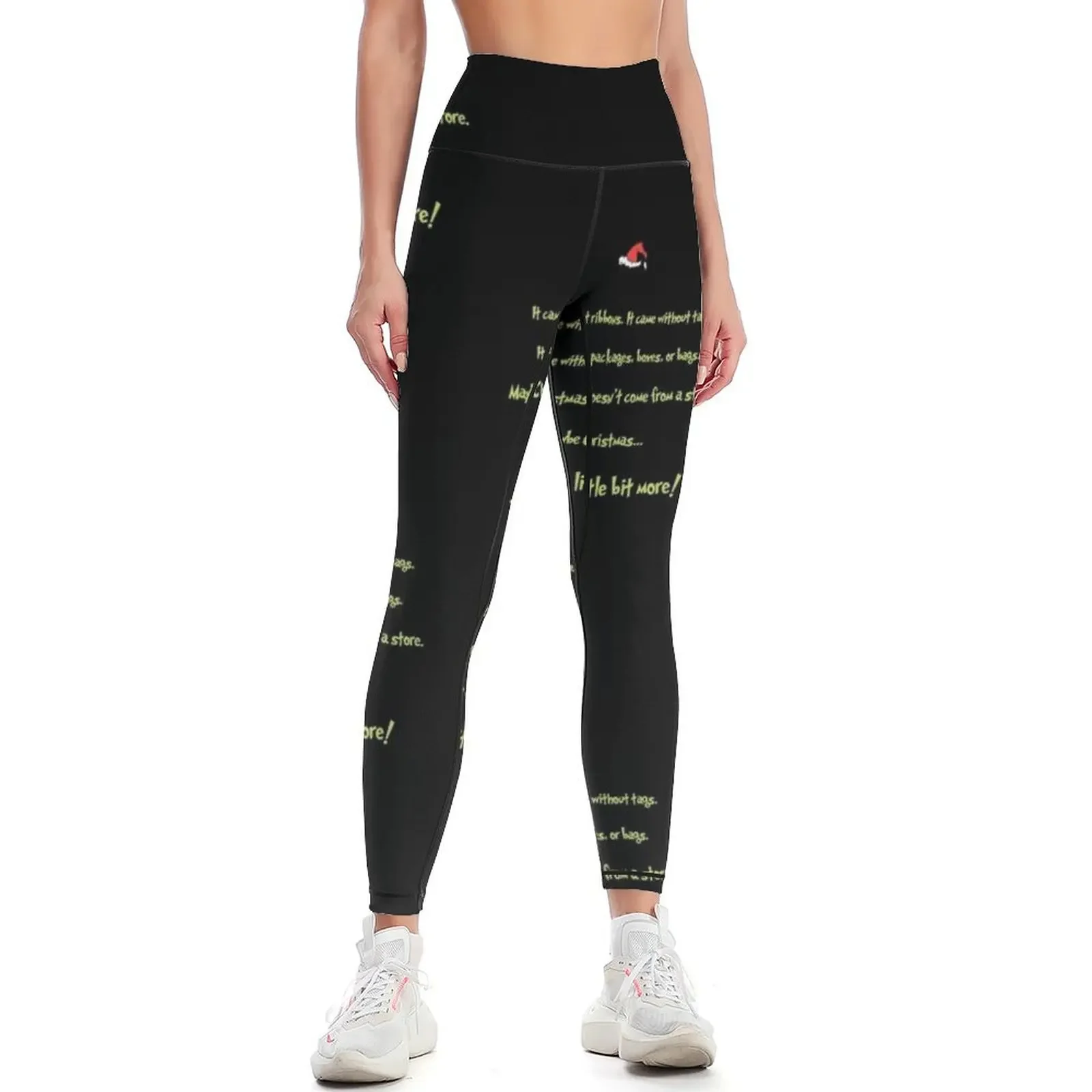 

Maybe Christmas Leggings gym sportswear woman high waist legings for fitness for girls Womens Leggings