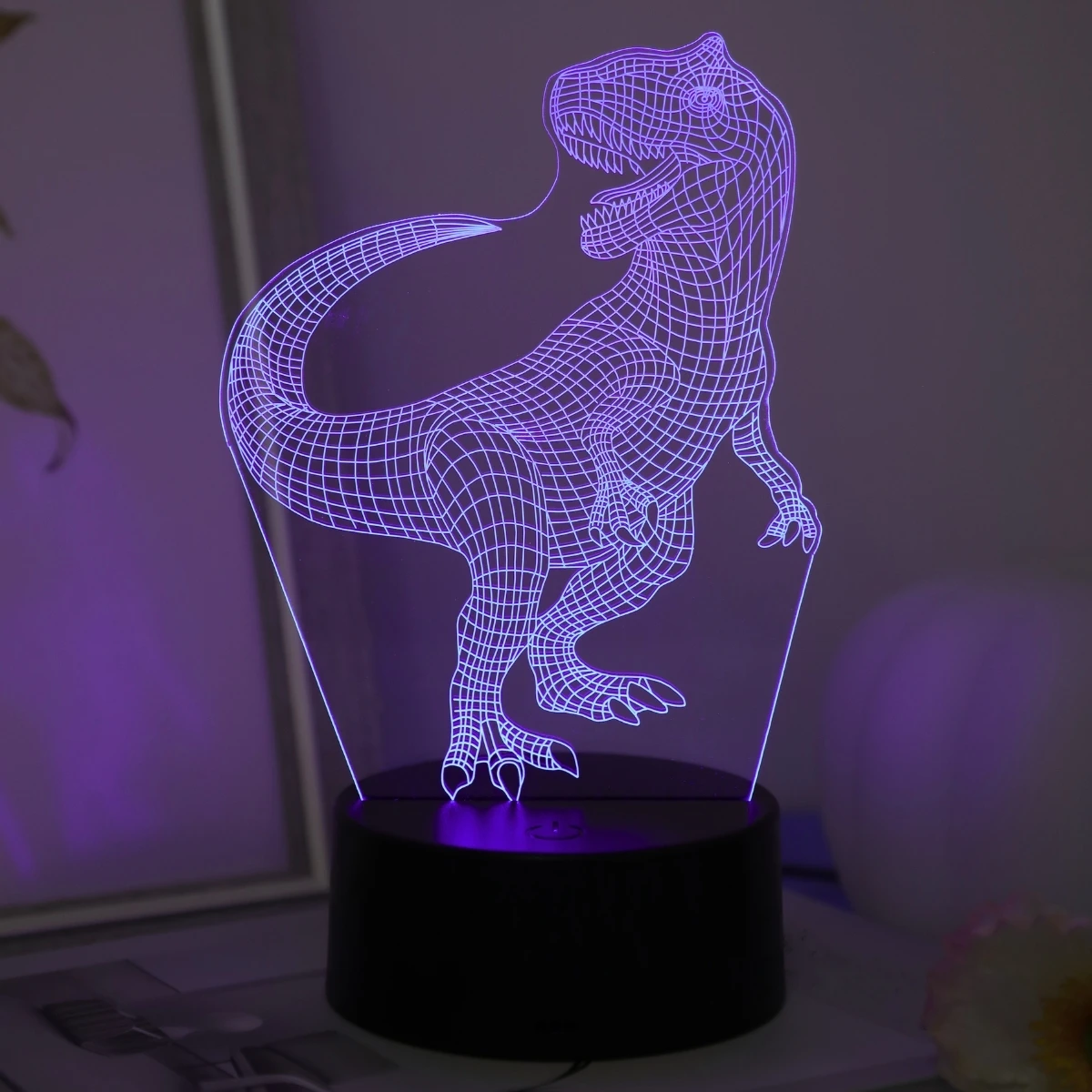 3D Creative Fantasy Dinosaur Night Light USB Home, Bedroom, Living Room, Sleep, Office Light Decorative Light, Gift Light