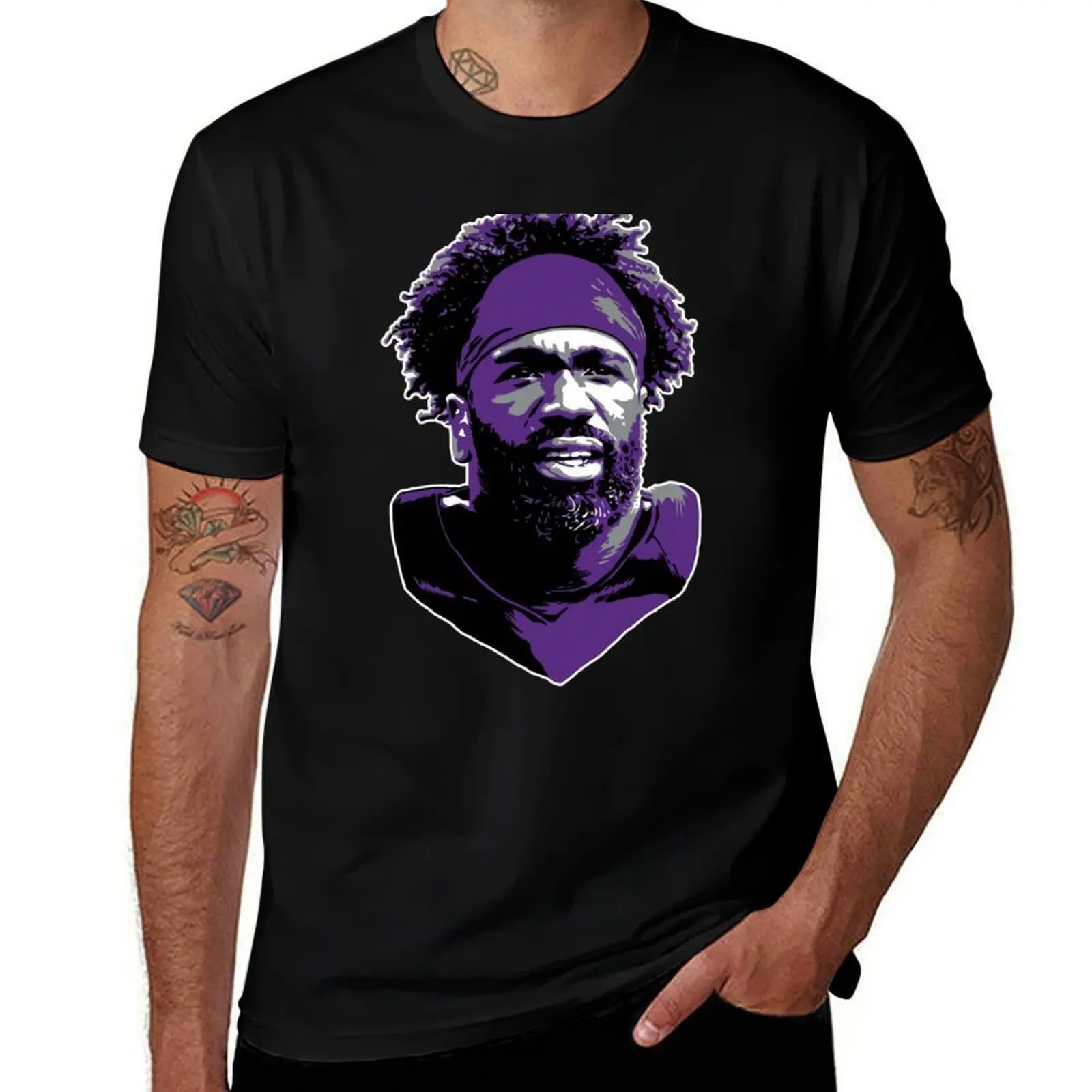 Ed Reed Graphic T-Shirt Basic Solid Tee for Daily Use T-Shirt
