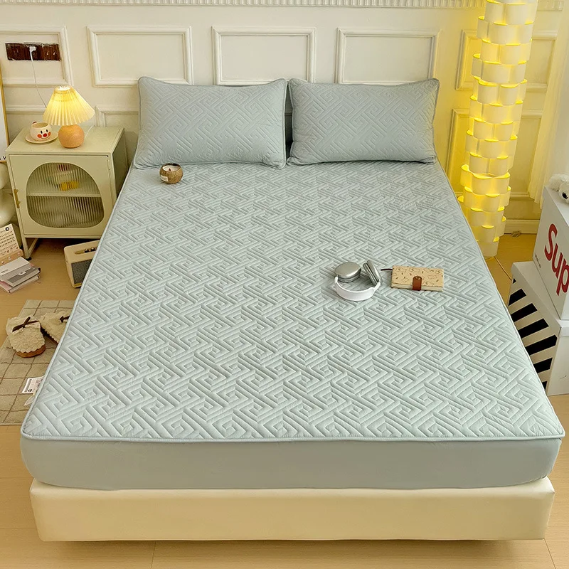 

Class A padded mattress cover Antibacterial and skin-friendly Simmons mattress thickened protective cover Dirty and dustproof