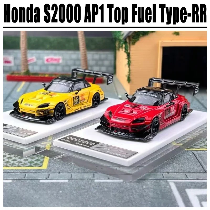 รุ่นIdea 1/64 Honda S2000 AP1 Topการใช้Type-RRโลหะผสมของเล่นมอเตอร์Diecastโลหะชุดของขวัญ