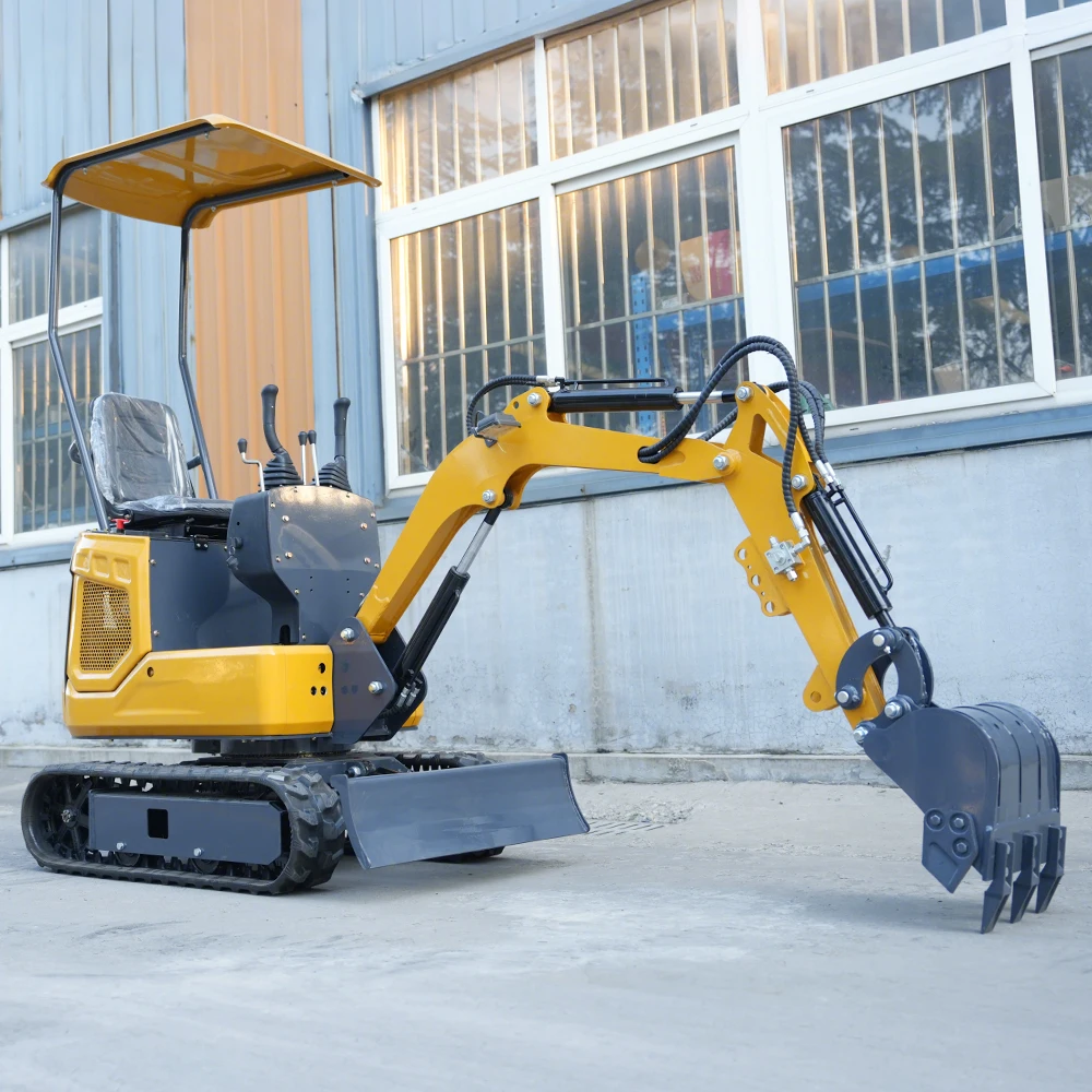 

Hot Product 1 Ton Mini Excavator Farm Euro 5 CE EPA Diesel Crawler Micro Digger Hydraulic Drive Mini Bagger Machine Customized