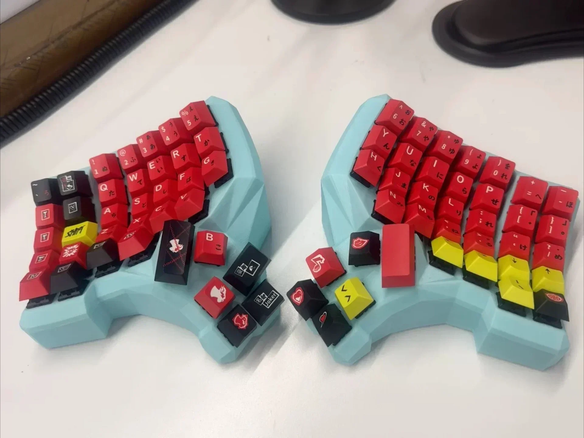 Dactyl Manuform Split Keyboard Kit Custom 4x6/5x6/6x7 2.4g Dongle Wireless Single-mode Hot Swap Split Mechanical Keyboard Kit