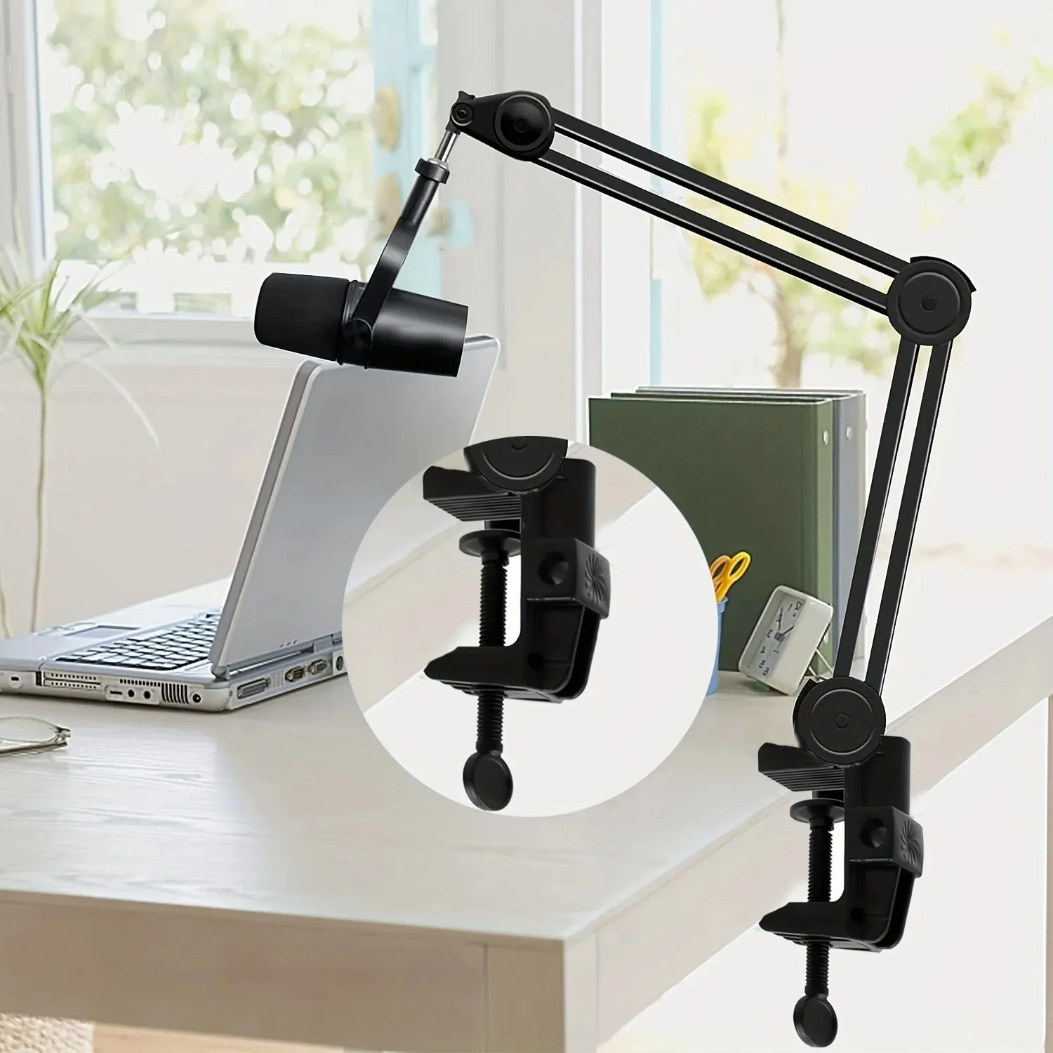 Universal C-shaped Support Clamp Stand with 1/4 \