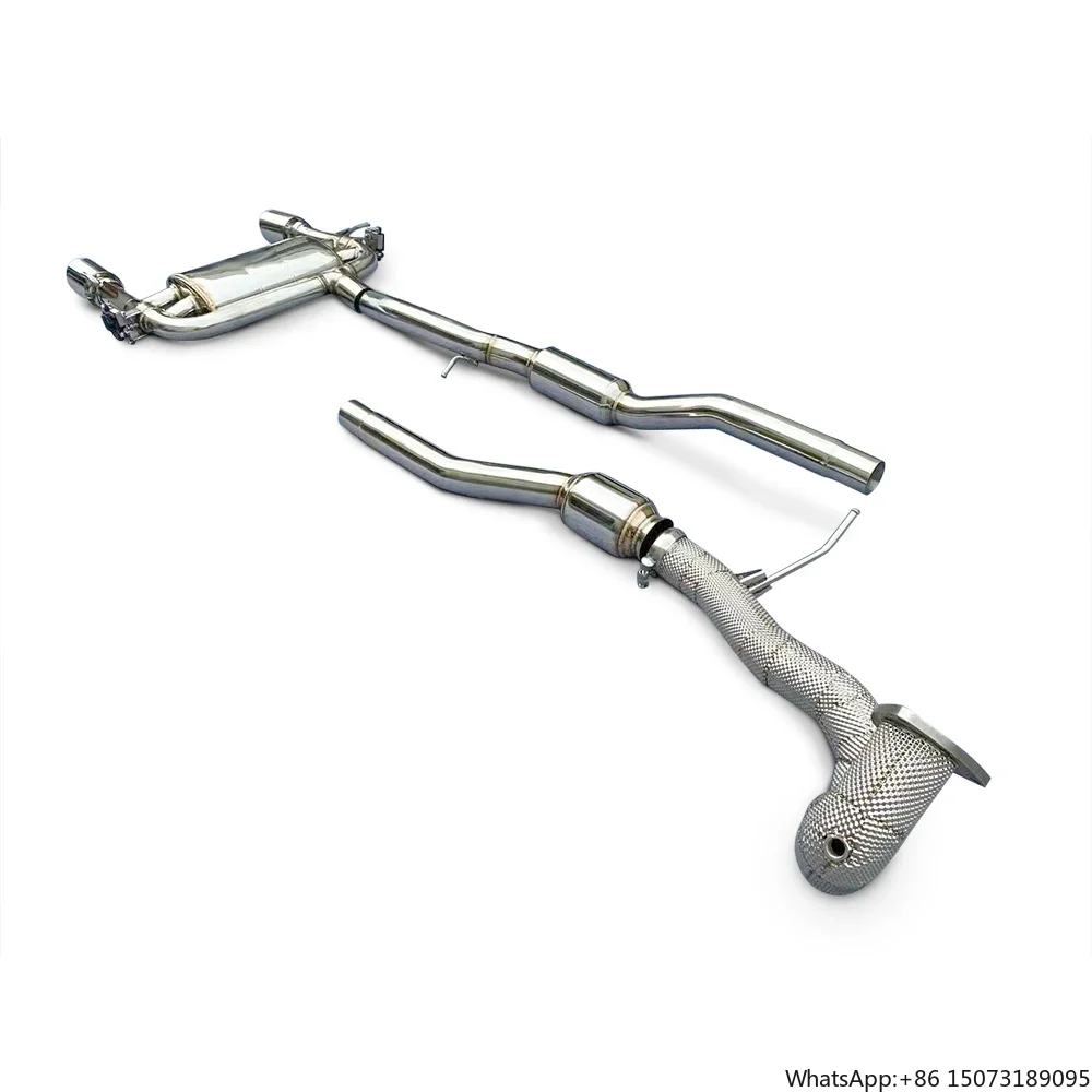 

High Quality Exhaust Pipe Suitable for TT MK1 1.8T 1998-2006 Stainless Steel Cat Back Valve Exhaust Pipe Exhaust System