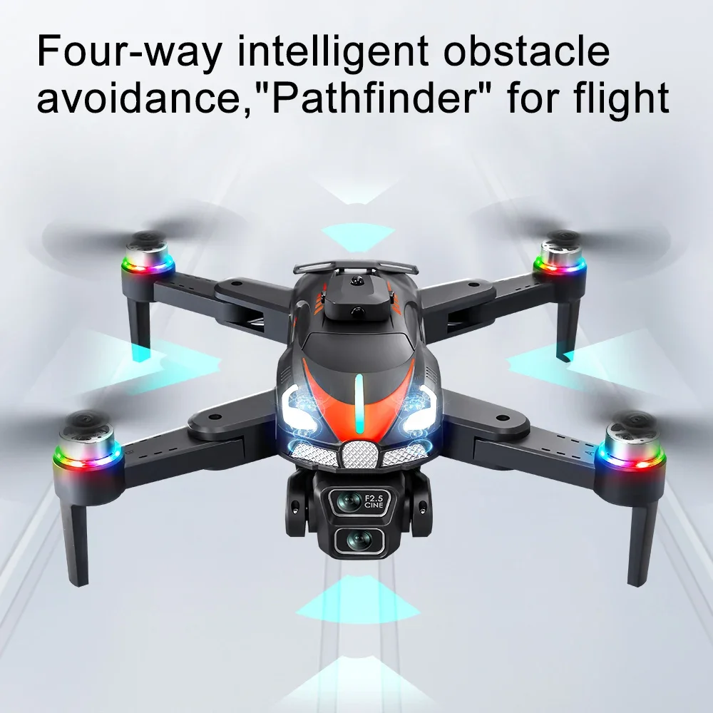 V192 brushless obstacle avoidance drone 8K HD dual camera aerial photography optical flow positioning remote control toy