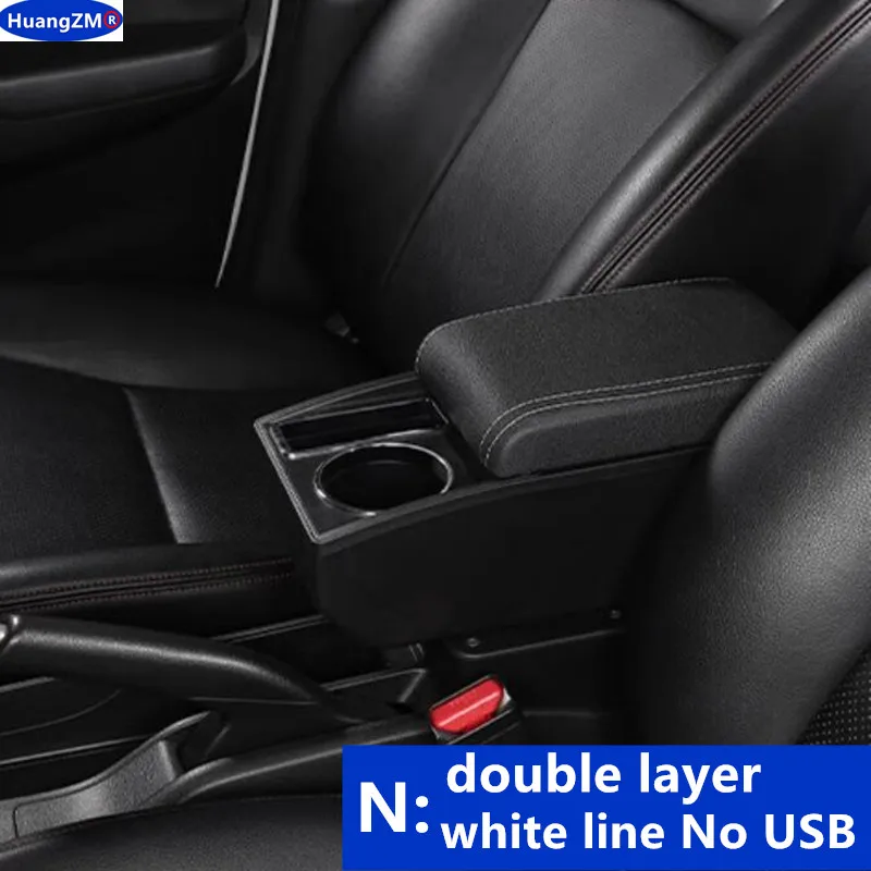 Voor Volkswagen UP Armsteun Doos Voor Skoda Citigo VW UP Seat Mii Auto Armsteun Console Opbergdoos Bekerhouder Auto Accessoires